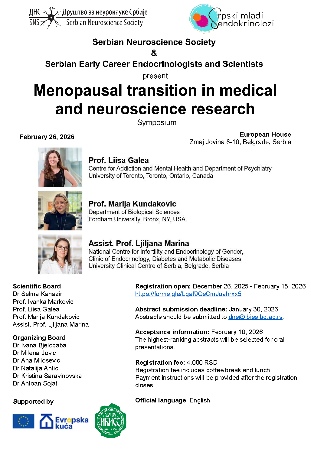 Menopausal transition Invitation simposium invitation