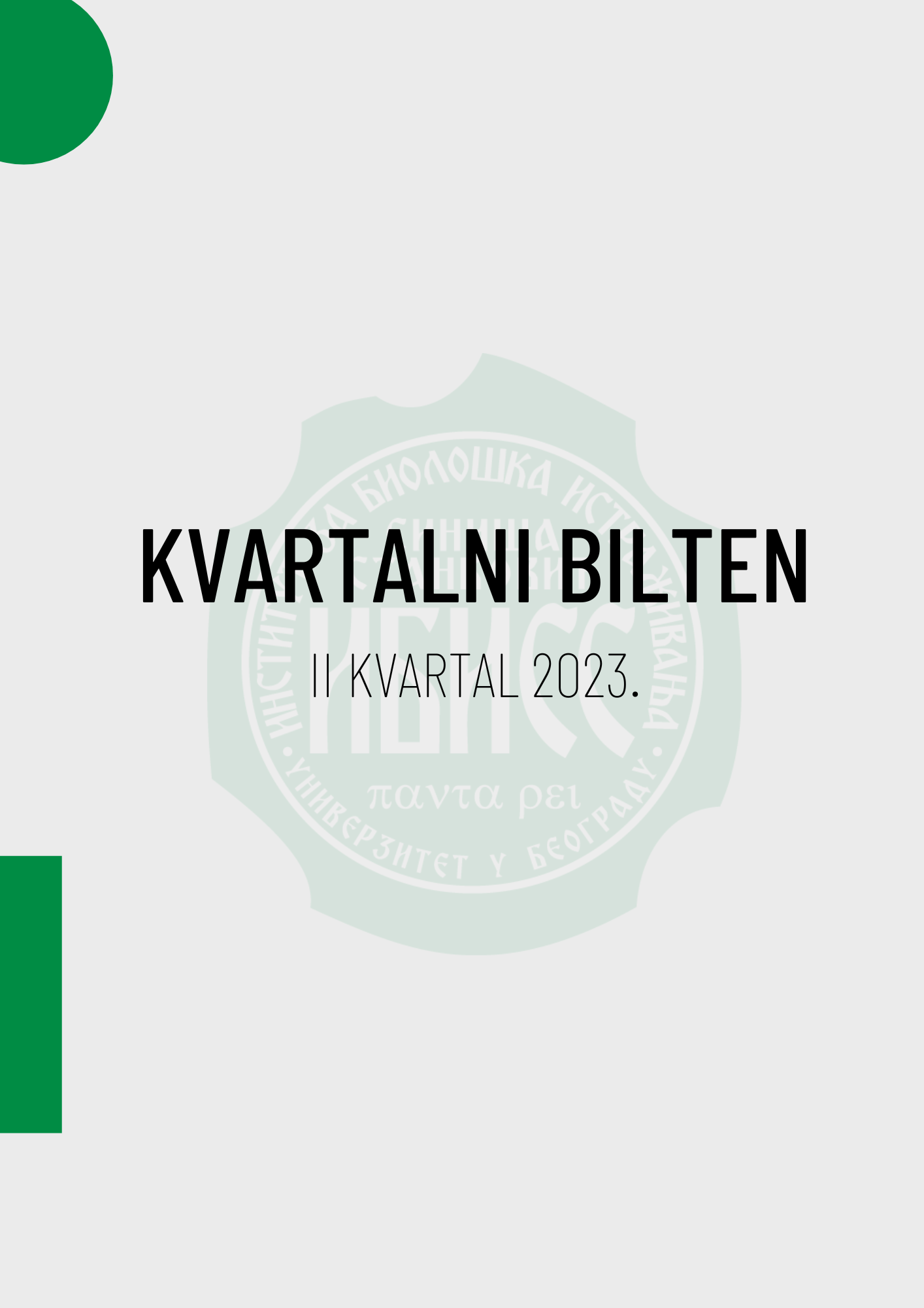 2023 Bilten kvartal 2
